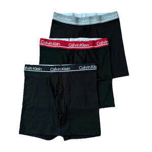 SET 3 Calvin Klein NP27560 Microfiber  Boxer Brief Briefs  Size M